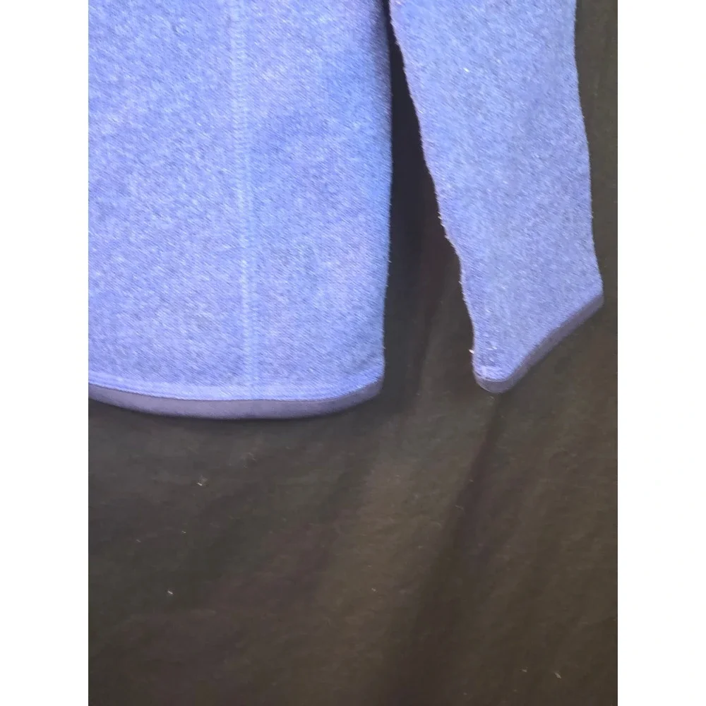 Patagonia Kids Fleece Pullover Blue Quarter Zip Size XL‎ 14 Made in Sri Lanka